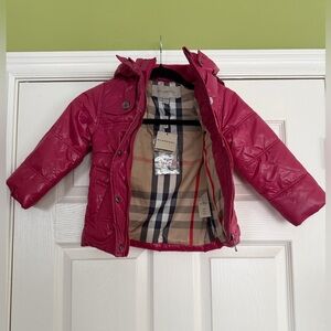 Burberry Prorsum Carline Puffer 3yr NWT Authentic
